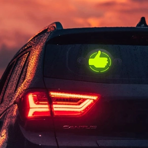 Знак спасибо (палец вверх) для авто на заднее стекло знак спасибо для авто