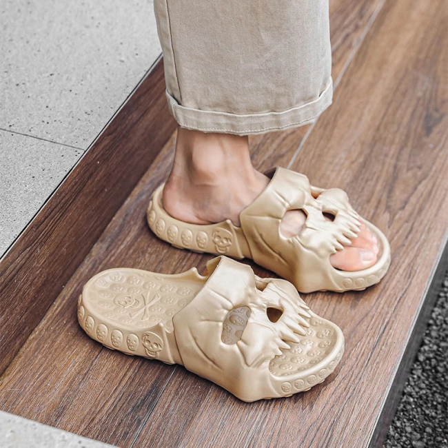 тапочки череп