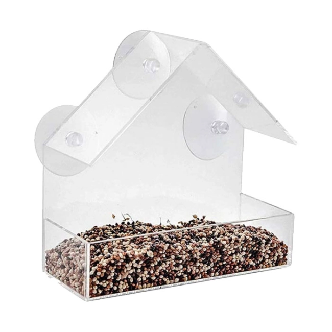 кормушка для птиц с присосками