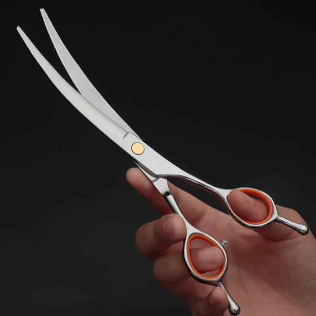 изогнутые ножницы для стрижки собак