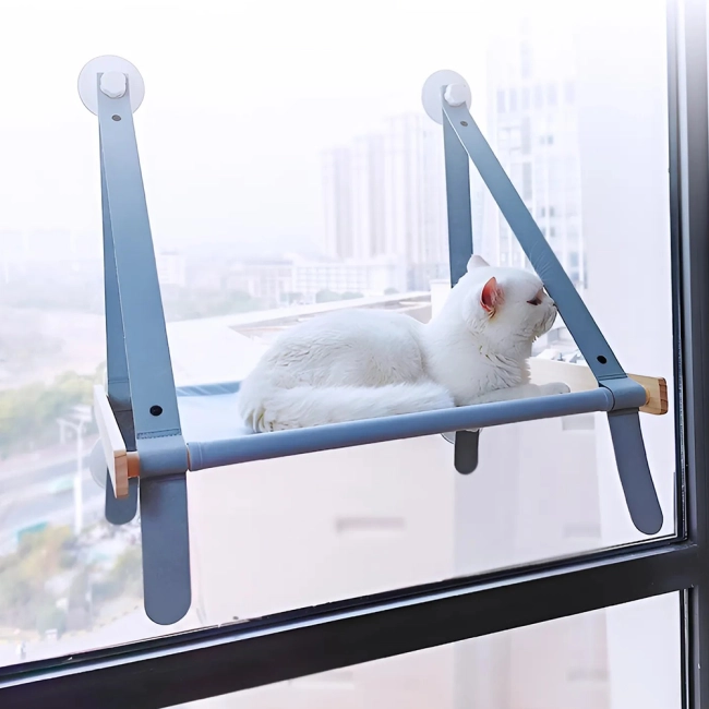лежанка для котів на вікно