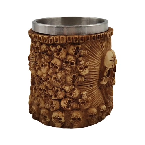 чашка череп с костями