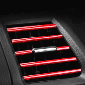 Декоративный цветной молдинг на решетку дефлектора в авто декоративный цветной молдинг