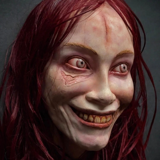 маска дівчини з страшилки