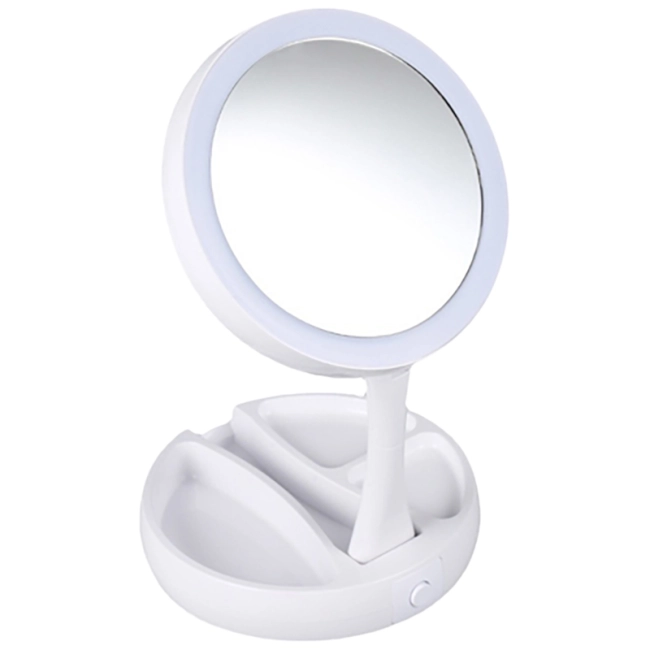 складное зеркало с подсветкой