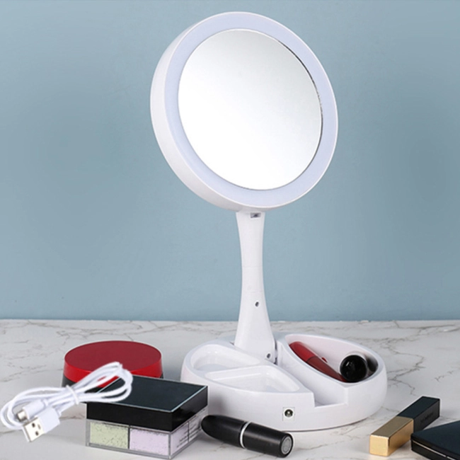 портативное зеркало с подсветкой