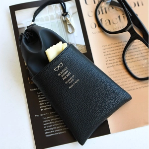 Чехол для очков из кожи с клапаном чехол для очков из кожи