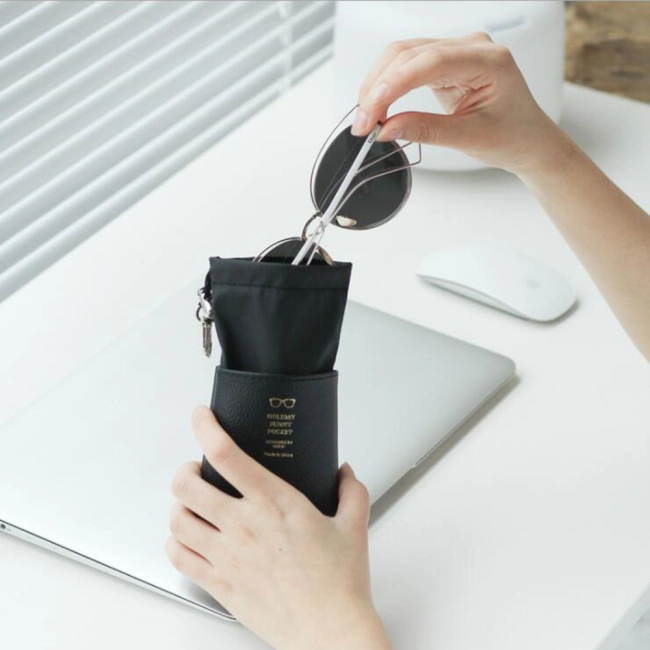 чехол для очков из кожи