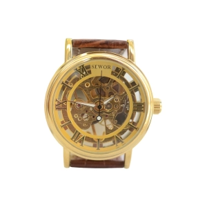 Наручные механические часы скелетоны (Skeleton) с ремешком 24 см мужские наручные часы скелетоны