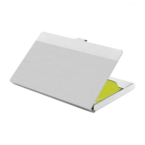 визитница металлическая