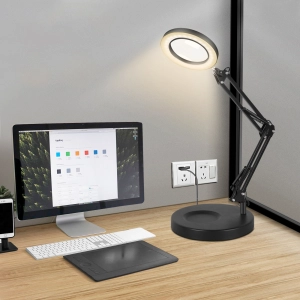 настольная лампа с лупой