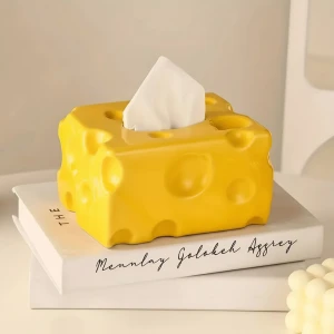Салфетница под салфетки в виде сыра Салфетница под салфетки