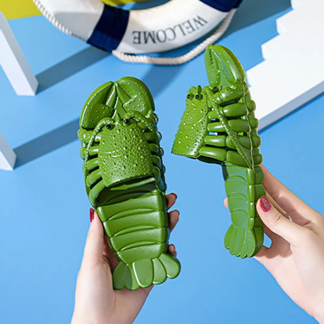 шлёпки в виде рака