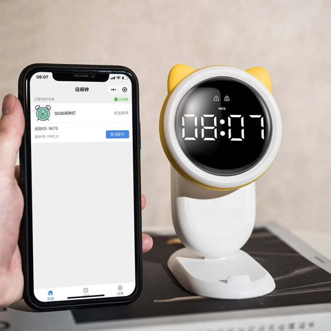Будильник с управлением через телефон