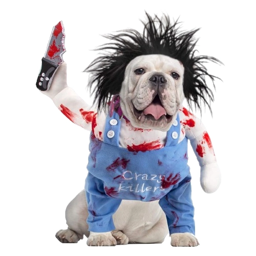 Костюм с ножом для собаки