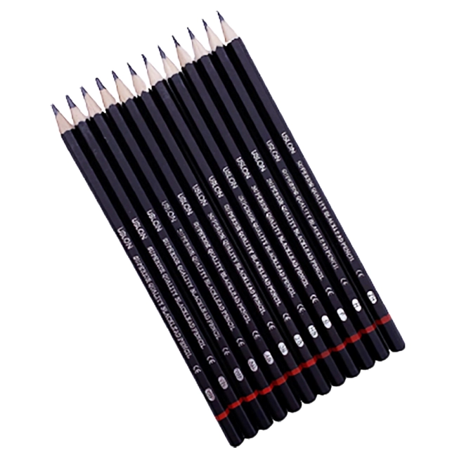 набір олівців різної м'якості