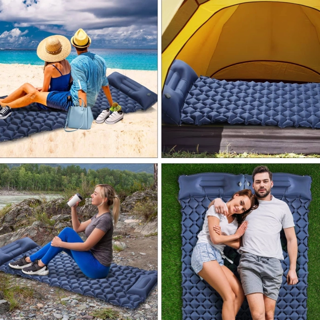 надувной матрас с подушкой