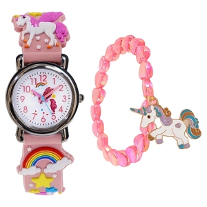 набір годинник і браслет для дівчинки