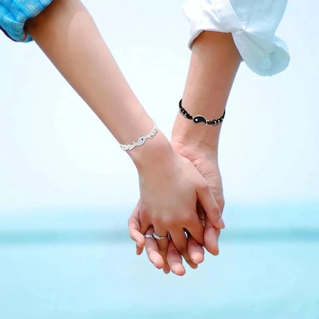 інь янь браслети для пар