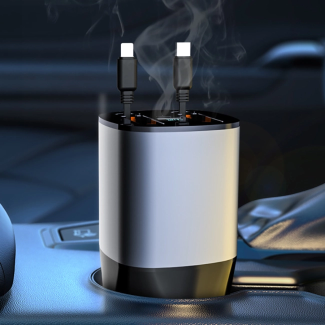 зарядка с кабелями для машины