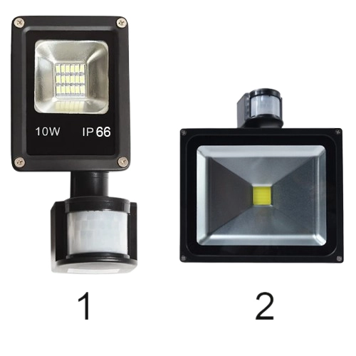 led прожектор c датчиком движения