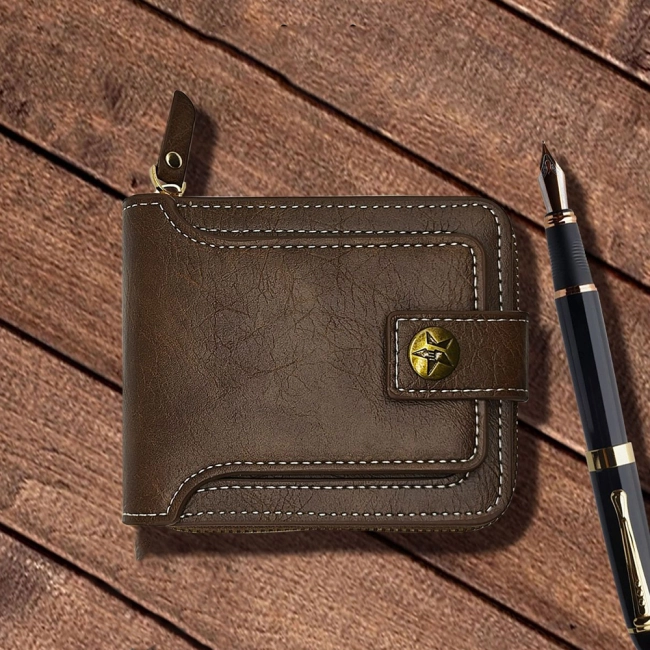 мужской кошелек с отсеками