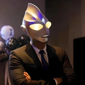 Маска з сяючими очима Ультрамен маска з сяючими очима