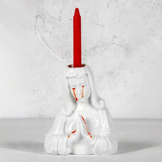 подсвечник с девой