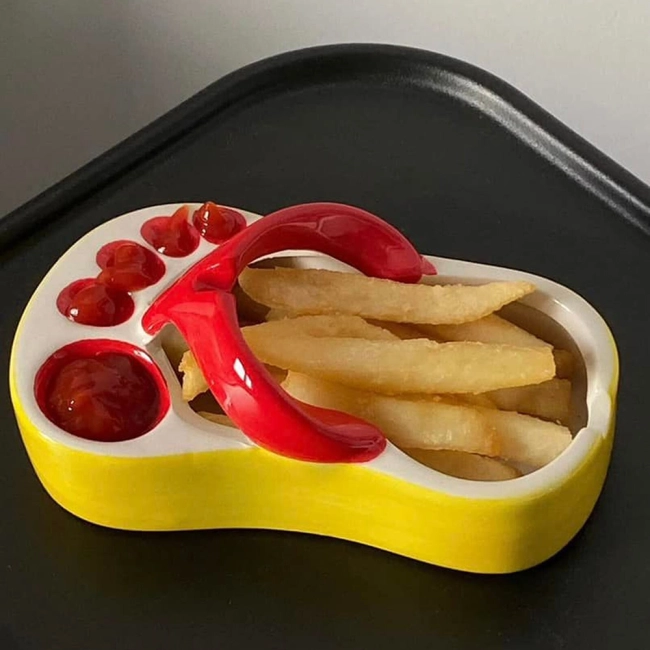 тарілка нога