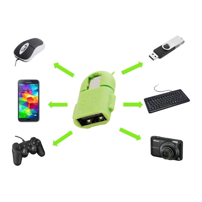 перехідник OTG USB micro USB