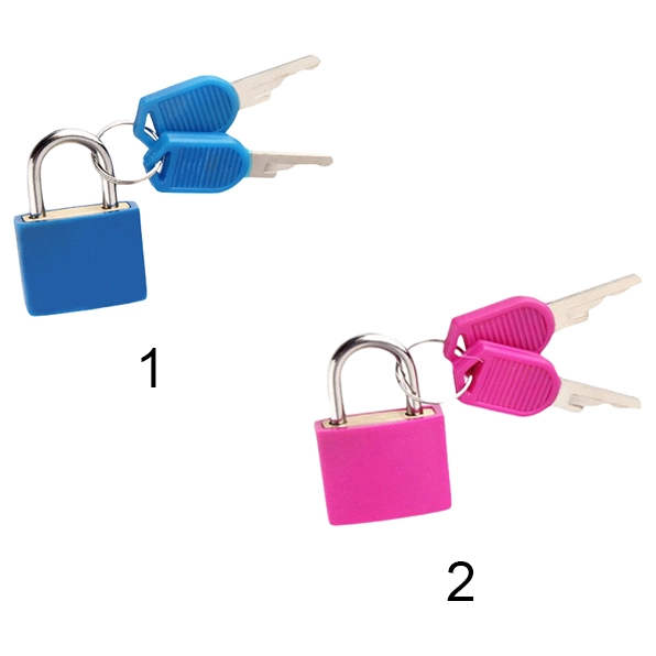 Навесной замок с двумя ключами