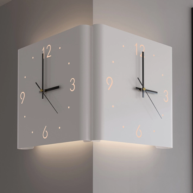 настенные часы на угол