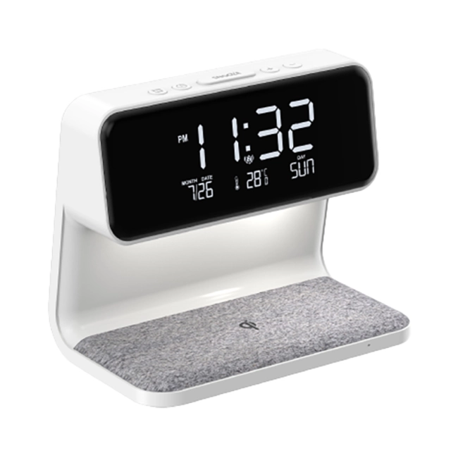 часы с беспроводной зарядкой для смартфона