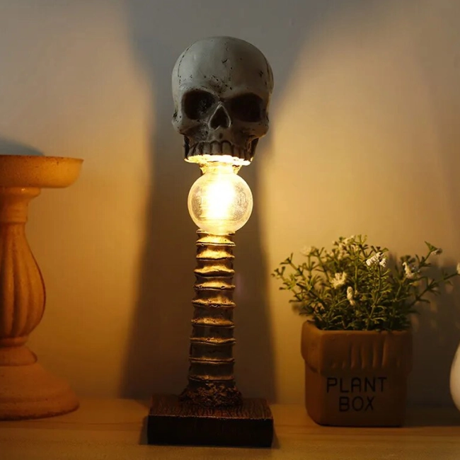 лампа скелет