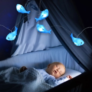 Светодиодная гирлянда на батарейках Акулы Светодиодная гирлянда на батарейках