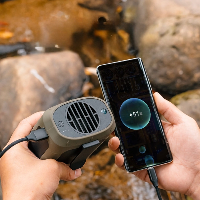 портативний вентилятор 3 в 1