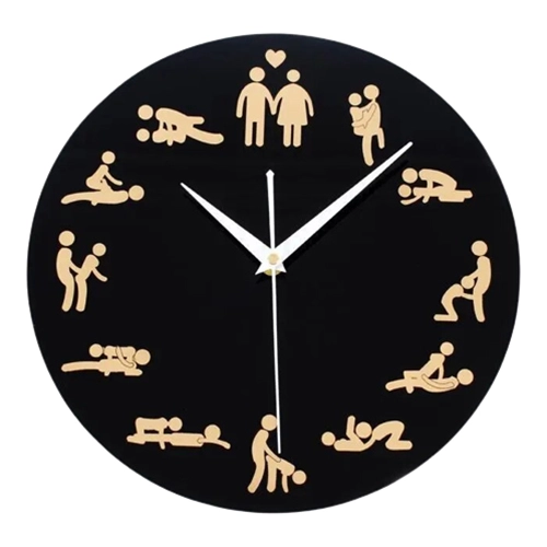 Настінний годинник з позами