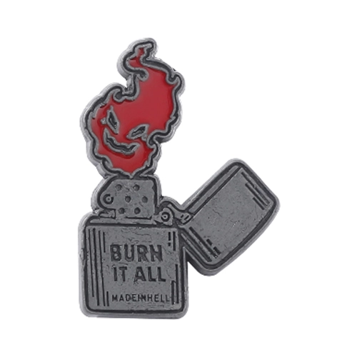 Значок зажигалка