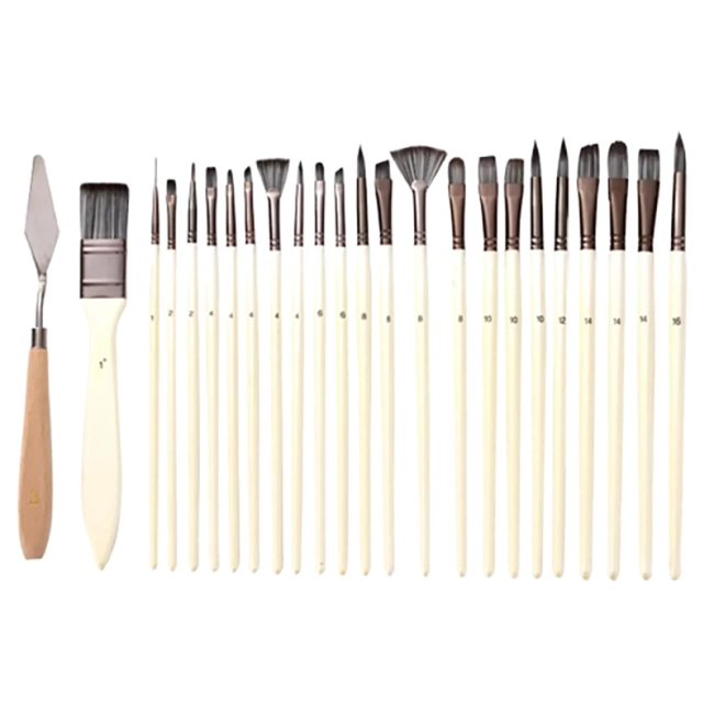 кисти для рисования с чехлом