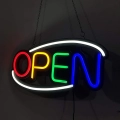 светодиодная вывеска открыто