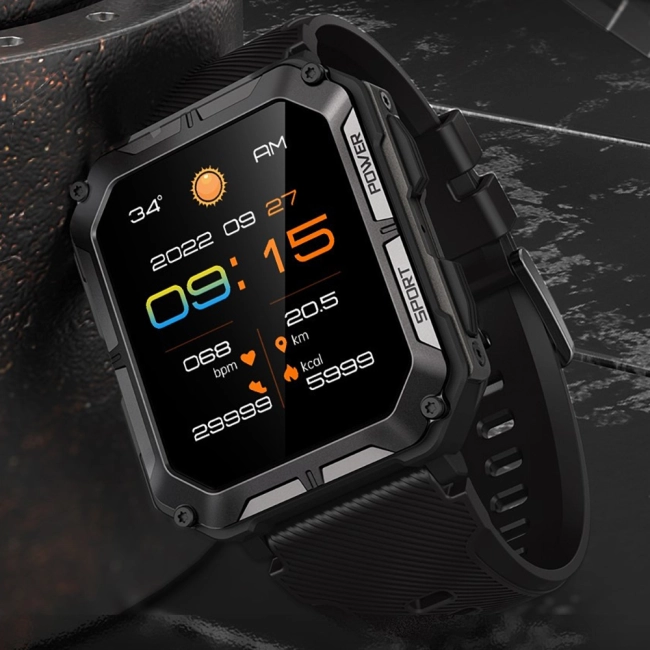 наручний смарт годинник з браслетом