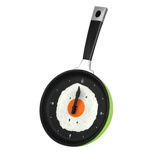 Годинник сковорідка з яєчнею