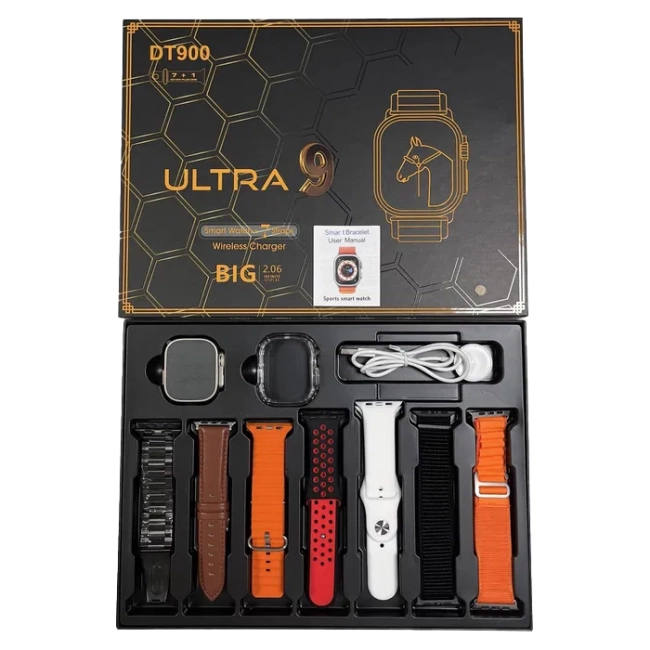 набор часы с ремешками