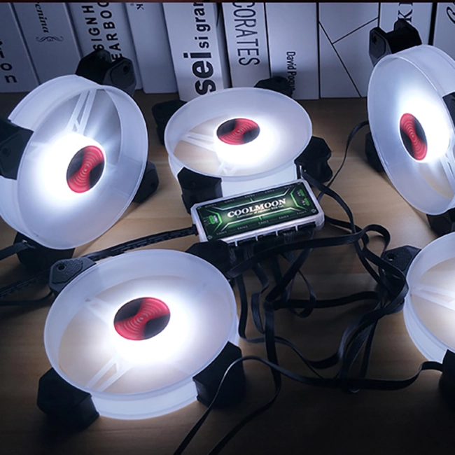 rgb контроллер подсветки вентиляторов с пультом управления