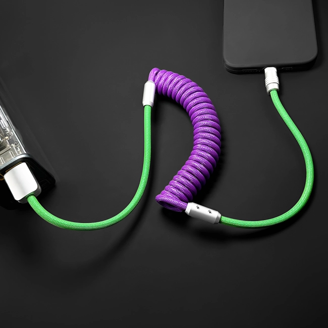 Пружинный кабель Type-C