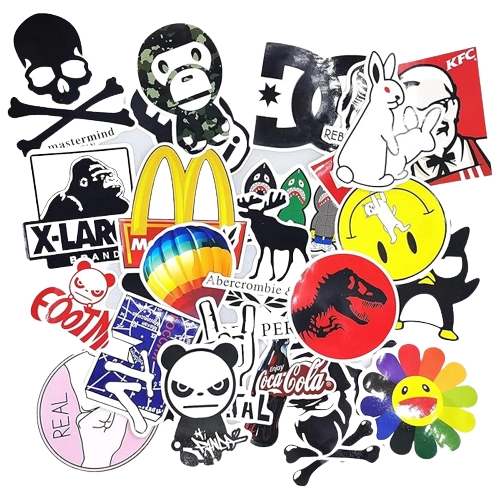 Набор наклеек из 100 штук