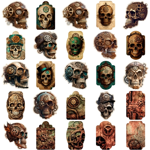 Стикеры Череп