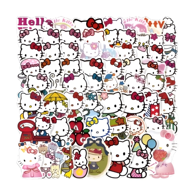 наклейки хеллоу китти