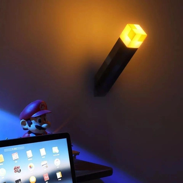 Лампа факел майнкрафт