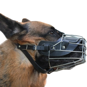 Металлический намордник для крупных собак Намордник для крупных собак